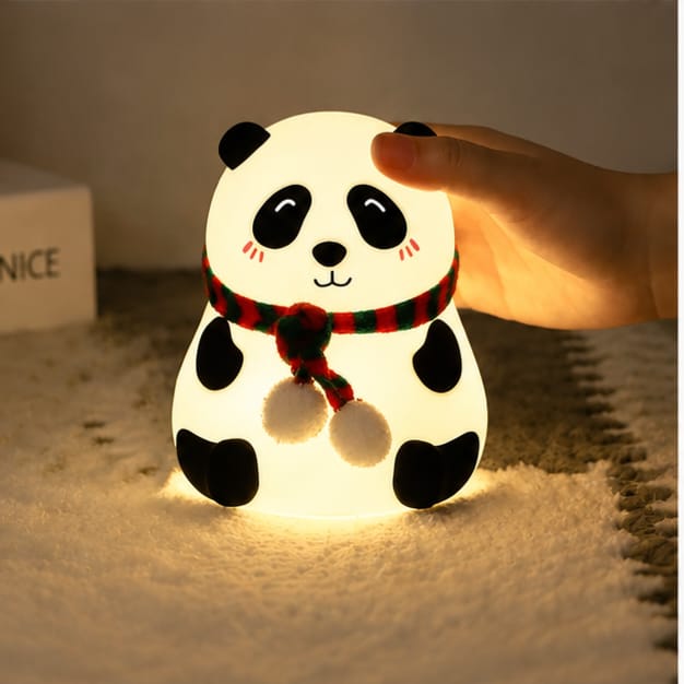 Panda Lamp, Panda Gifts, Panda Touch Silicone Lamp, Birthday Gift for Girls and Boys, Panda Light Lamp, Kids Night Light | Gifts for Woman | Valentine Gift