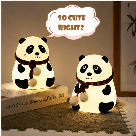 Panda Lamp, Panda Gifts, Panda Touch Silicone Lamp, Birthday Gift for Girls and Boys, Panda Light Lamp, Kids Night Light | Gifts for Woman | Valentine Gift
