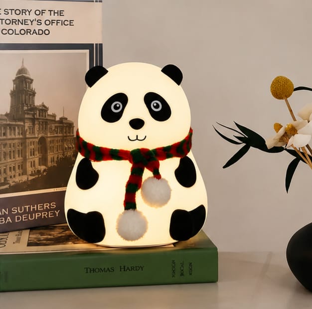 Panda Lamp, Panda Gifts, Panda Touch Silicone Lamp, Birthday Gift for Girls and Boys, Panda Light Lamp, Kids Night Light | Gifts for Woman | Valentine Gift