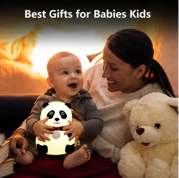 Panda Lamp, Panda Gifts, Panda Touch Silicone Lamp, Birthday Gift for Girls and Boys, Panda Light Lamp, Kids Night Light | Gifts for Woman | Valentine Gift