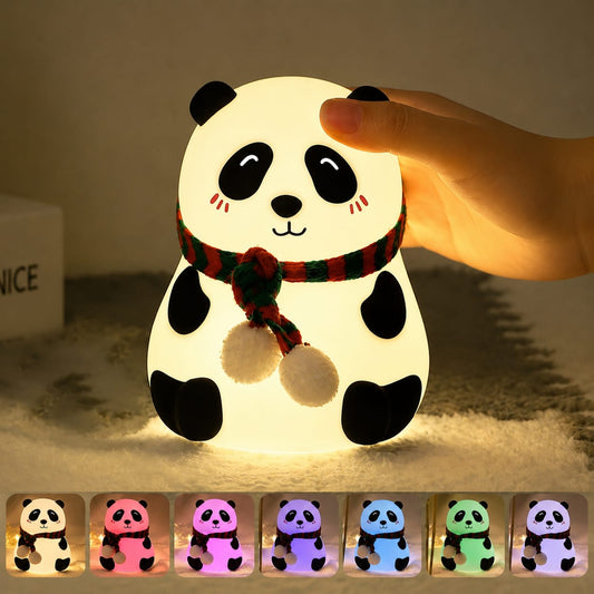 Panda Lamp, Panda Gifts, Panda Touch Silicone Lamp, Birthday Gift for Girls and Boys, Panda Light Lamp, Kids Night Light | Gifts for Woman | Valentine Gift