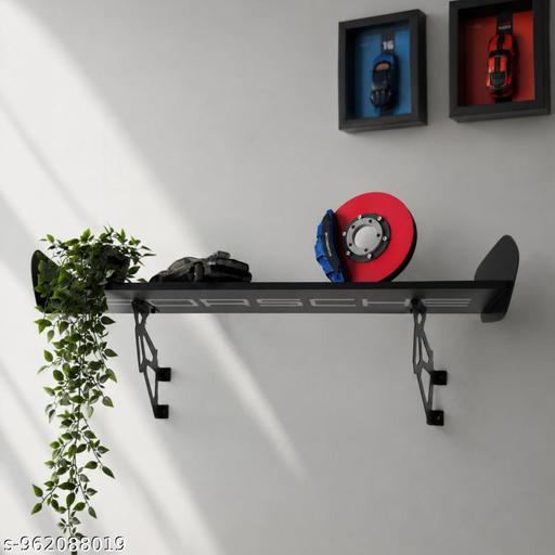 Buildxtreme Spoiler Wall Shelf 70cm Iron Black